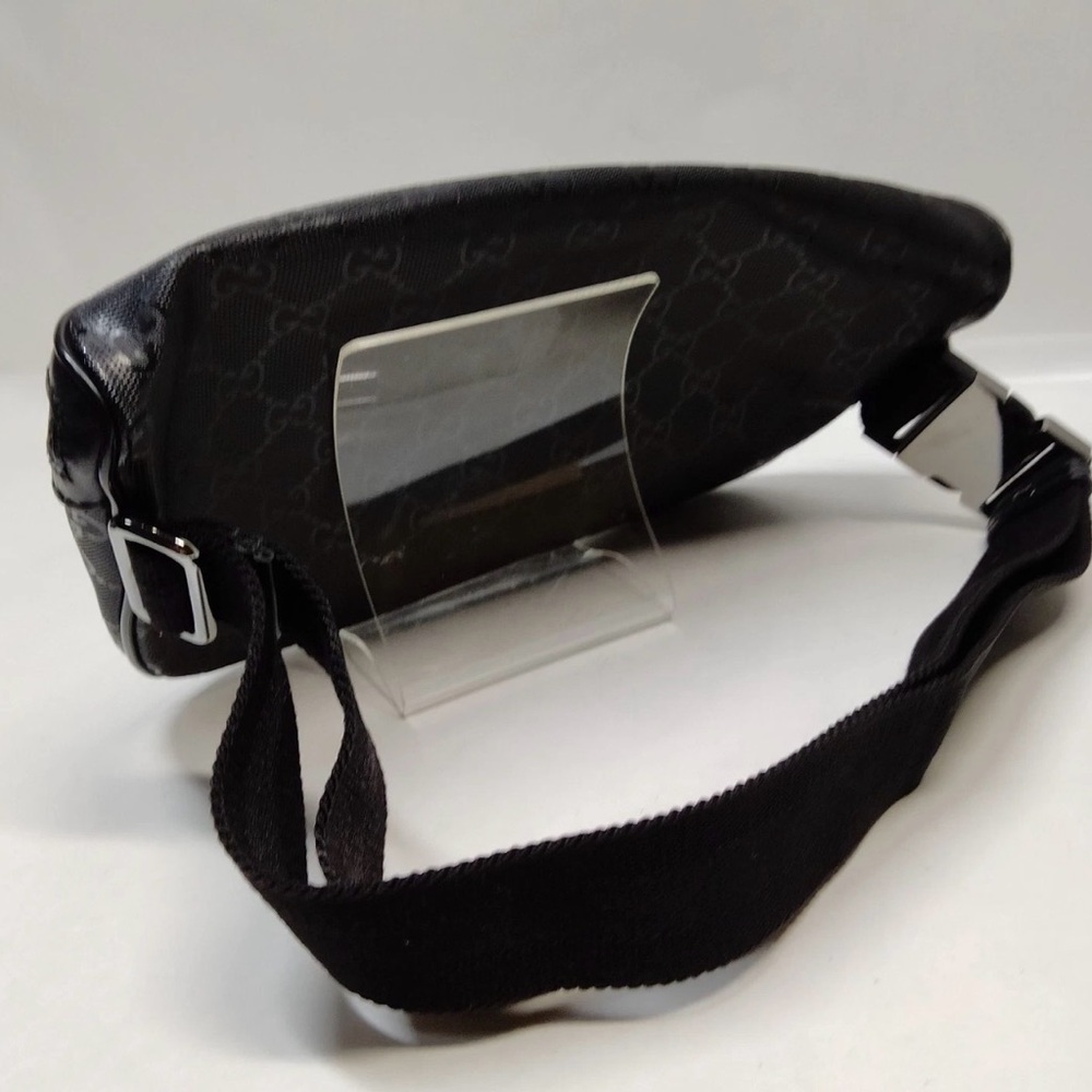 Gucci Black Monogram Belt Bag - Picture 8 of 13